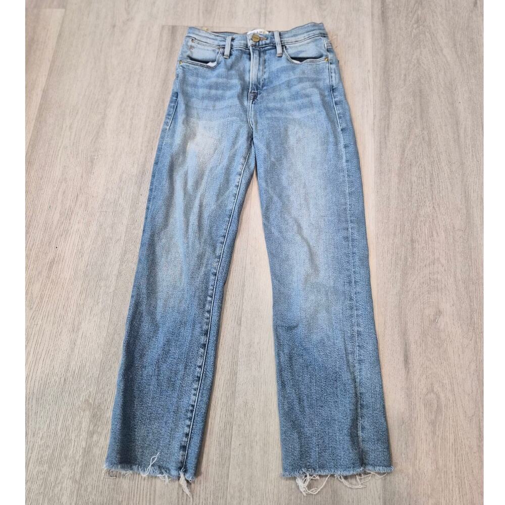Frame Le Hight Straight Light Blue Jeans Size 24